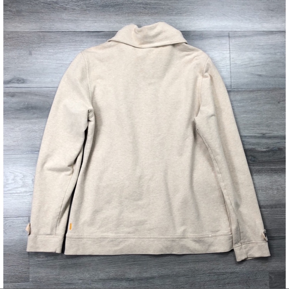 Lucy Athletic Jacket Button Down Front Pockets L - image 2